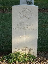 Salonika (Lembet Road) Military Cemetery - Condie, Thomas